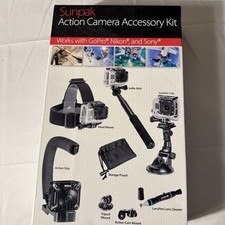 Sunpak Action Camera 8 piece Accessory Kit for GOPRO New In Box