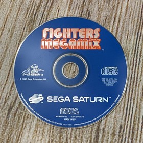 Fighters Megamix Sega Saturn Complete With Manual (PAL)
