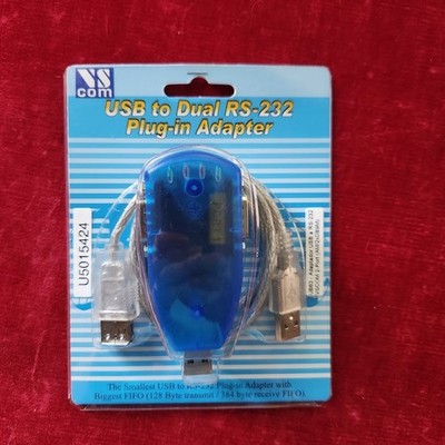 USB to DUAL RS-232 PLUG-IN ADAPTER VSCOM