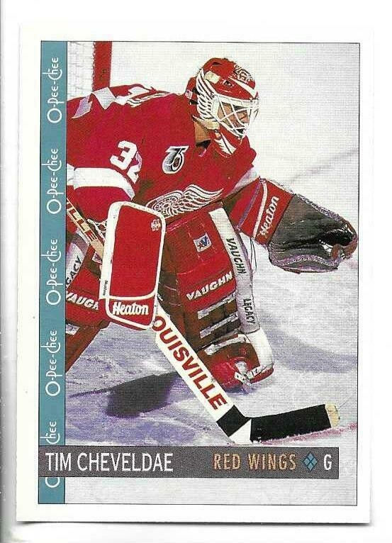 TIM CHEVELDAE 1992-93 O-PEE-CHEE CARD NM-MT CONDITION