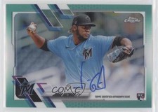 2021 Topps Chrome Rookie Aqua Refractor 39/199 Jorge Guzman #RA-JGU Auto 0ly5