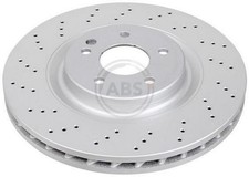 2x A.B.S. Disque de frein Avant convient pour MERCEDES-BENZ SL Cabriolet (R129)