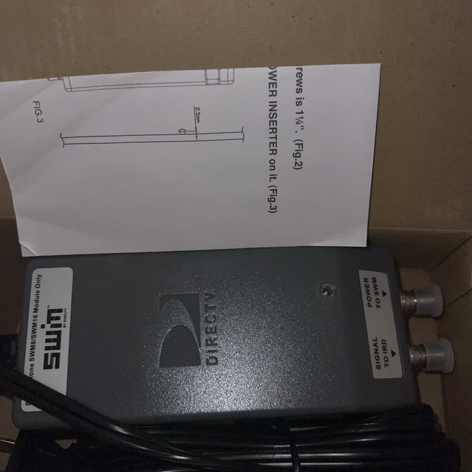 DirecTV SWM Multiswitch 30 SWM with power inserter, 2 splitters - Image 4 of 4