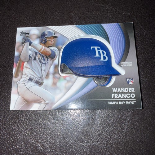 Wander Franco #BH-WF — 2022 Topps Batting Helmet Relic baseball card