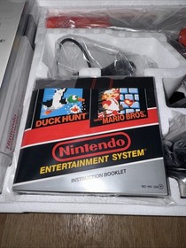 Nintendo NES Action Set Box Controller Gun Duck Hunt/Super Mario Bro Game New