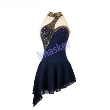 Figure Skating Dress Women Sleeveless Ice Figure Skating Pole Dancing Clothes