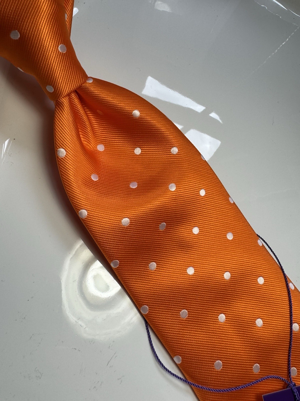 NWT VERSE 9 MULTI COLOR POLKA DOTS STYLE PRINT SILK DESIGNS NECK TIE & HANKY