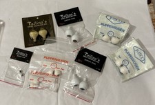 Lot 9 Pairs Doll Eyes 22mm 20mm 14mm 8mm Variety Blue Brown