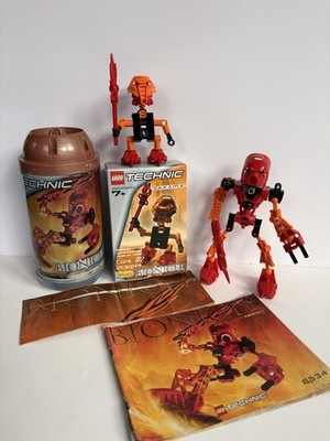 LEGO Bionicle Toa Tahu (8534) & Turaga Vakama (8540) Set – 100