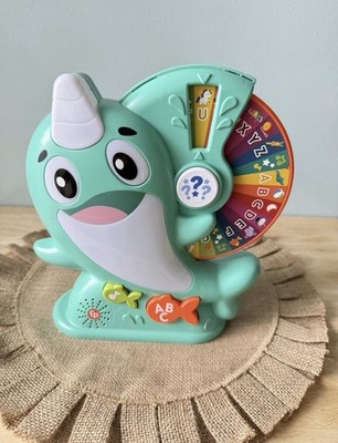 Fisher-Price Linkimals Narwhal Interactive Toddler Learning Toy 