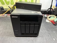 QNAP TS-412 Network Attached Storage USB ESATS NETWORK NO DRIVES +PSU #3i