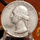 1960 D Washington Quarter - 90% Silver