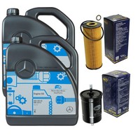 SCT Inspektionspaket 10L MB 5W-40 229.5 FüR Mercedes W202 C 180 R170 230 200
