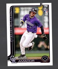 Adael Amador Rookie #191 2025 Topps Colorado Rockies Baseball Card MLB NM