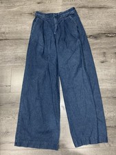 Gap Women  s Wide Leg Blue Jeans Size 2, 611