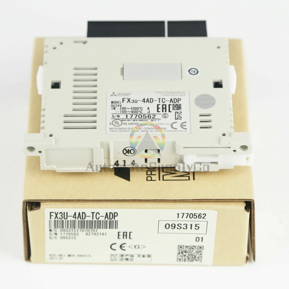 NEW Mitsubishi FX3U-4AD-TC-ADP FX3U4ADTCADP 1PCS - Image 2 of 4