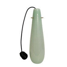 🟠 Alessandro Pianon per Vistosi Lampada a Sospensione Color Acquamarina 1960