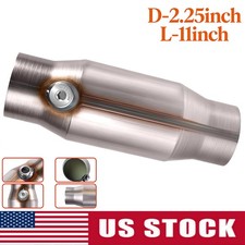 2.25 Universal Catalytic Converter Stainless Steel Epa Approved 11 Inch Length