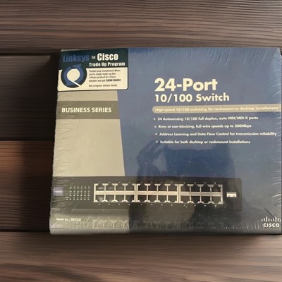 Cisco Business  addition SR224R) 24-Ports External Switch Brand New