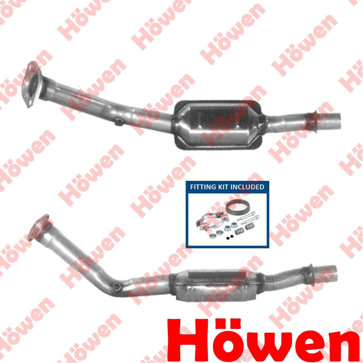 Fits Citroen ZX 1992-1996 2.0 Catalytic Converter Kit Howen 170647