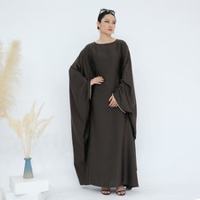 Muslim Women Long Maxi Dress Kaftan Dubai Arabic Abaya Robe Caftan Evening Gown