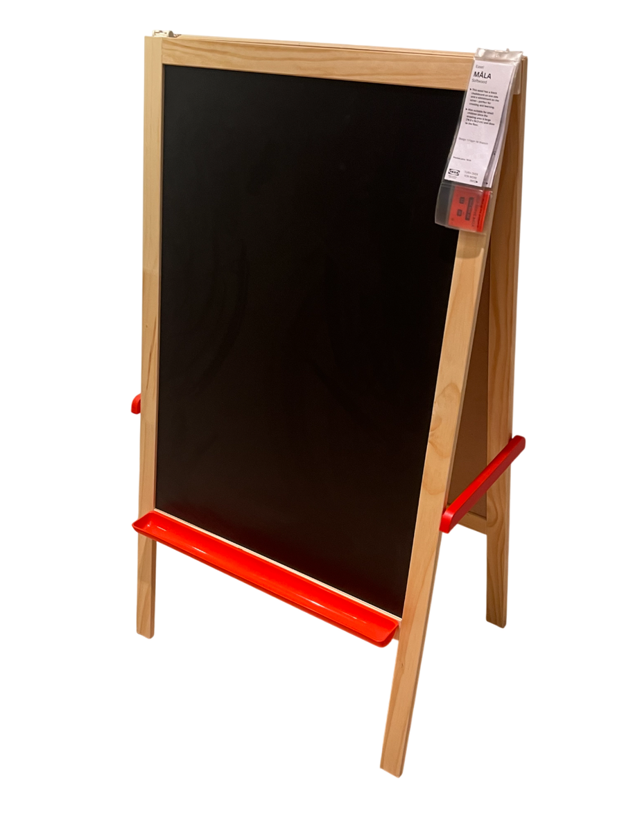 New IKEA MALA Drawing Chalk Board Kids Children's Wooden Easel 304.889.66