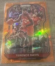 2020-21 Panini Prizm TERENCE DAVIS Orange Cracked Ice Prizm #197 Raptors SHARP