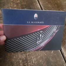 2005 La Maserati Model Range Vintage Original Sales Brochure Book Advertising