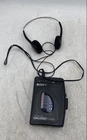 Sony Walkman WM-FX21 Black FM/AM Radio Portable Cassette Player With Headphones