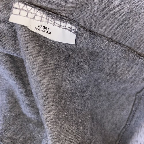 Puma T-Shirt Men's XL Gray Cotton Crew Neck Graphic Logo - Picture 4 of 9