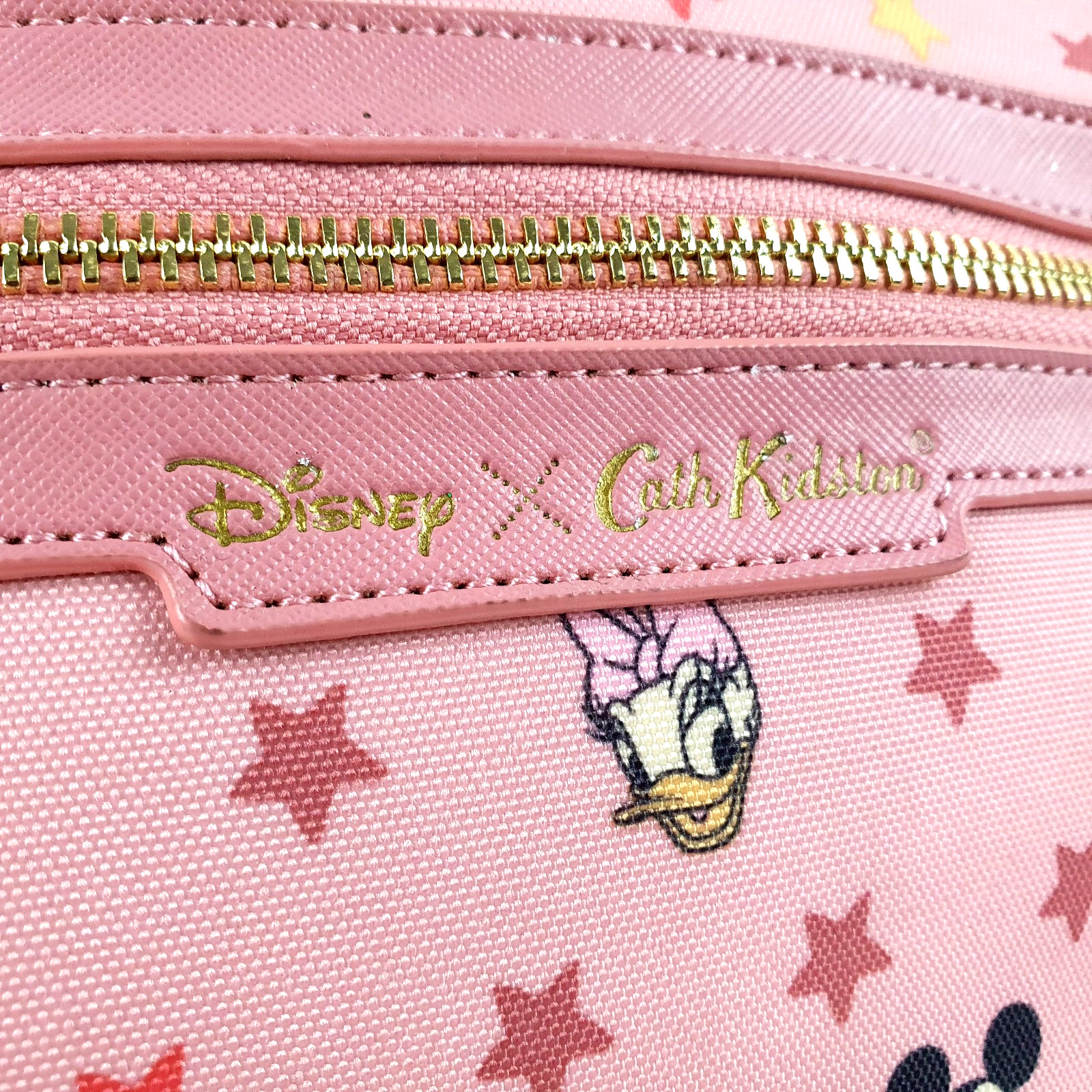 Cath Kidston Disney Mickey Mouse Small Crossbody Shoulder Bag Pink Nylon CQ34 image 10