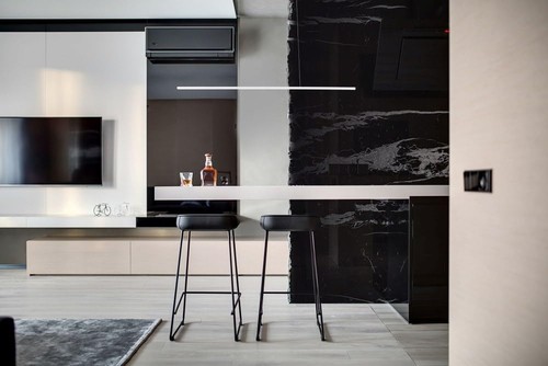 Kuzco Lighting Vega Minor - 48 Inch 32W LED Linear Pendant-Gold Finish - Picture 2 of 5