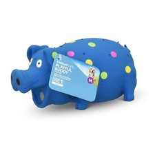 Durable Chew Resistant Latex Pig Dog Toy for Gentle Chewers Fun Squeaky