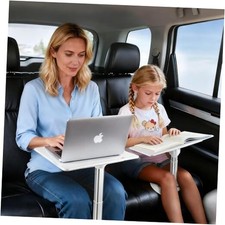 Car Desk for Laptop Passenger Seat- Adjustable Car Seat Tray Table for Work 