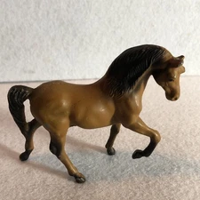 Vintage 1976 Durham Industries Miniature Horse Brown Cast Metal Hong Kong