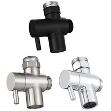 Sink Diverter Brass Faucet Diverter Valve 22mm 3 Way Faucet Splitter Bathroom