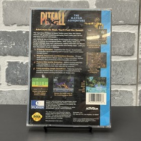 Pitfall The Mayan Adventure (Sega CD) Case And Manual ONLY - NO GAME