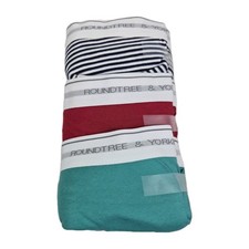 Roundtree  Yorke Men's Full Cut Briefs Size 44 Big Tall 3 Pcs Cotton NWT 63