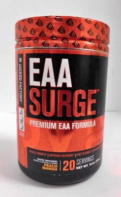 Jacked Factory EAA Surge Essential Amino Acids Powder 10 oz