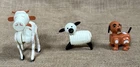 Vintage Fisher Price Little People Cow Sheep Lamb Dog Farm Animals Plastic