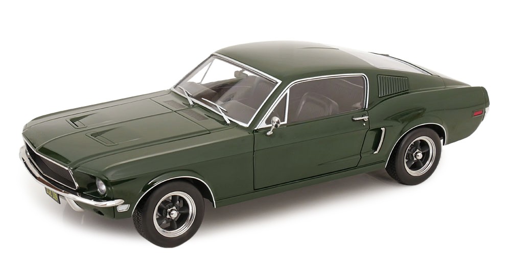 KK Scale 1/12 FORD MUSTANG GT FASTBACK DARK GREEN 1968 ""BULLITT"" WITH OPENINGS