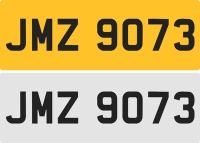 JMZ 9073 Dateless Registration Number Cover Plate James, Jamsie