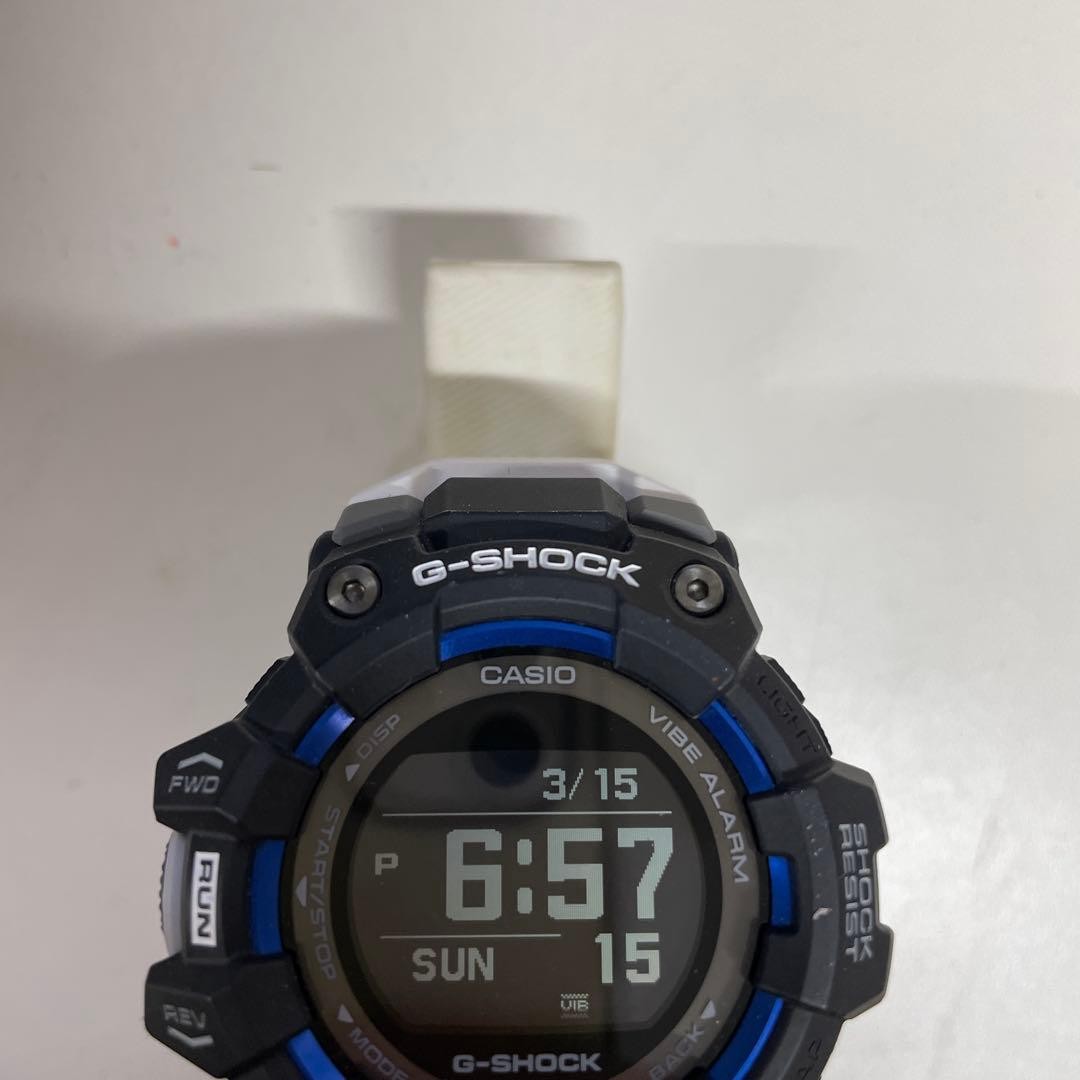 Casio G-SHOCK G-SQUAD 49mm Black Resin/Aluminum Case, White Resin
