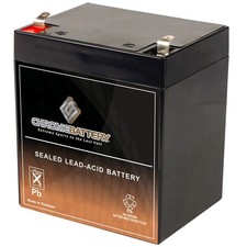 12V 5.4AH Sealed Lead Acid SLA Battery for UB1250 Trailer Break Away Kit