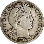 1915-D Barber Quarter