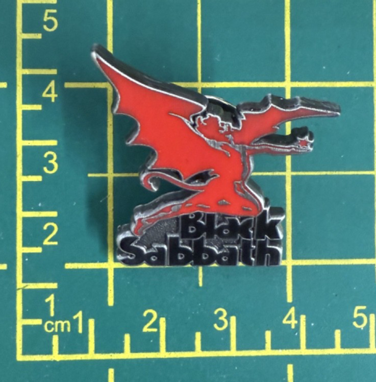 Black Sabbath Demon Very High Quality Metal Enamel Badge Officially Licensed