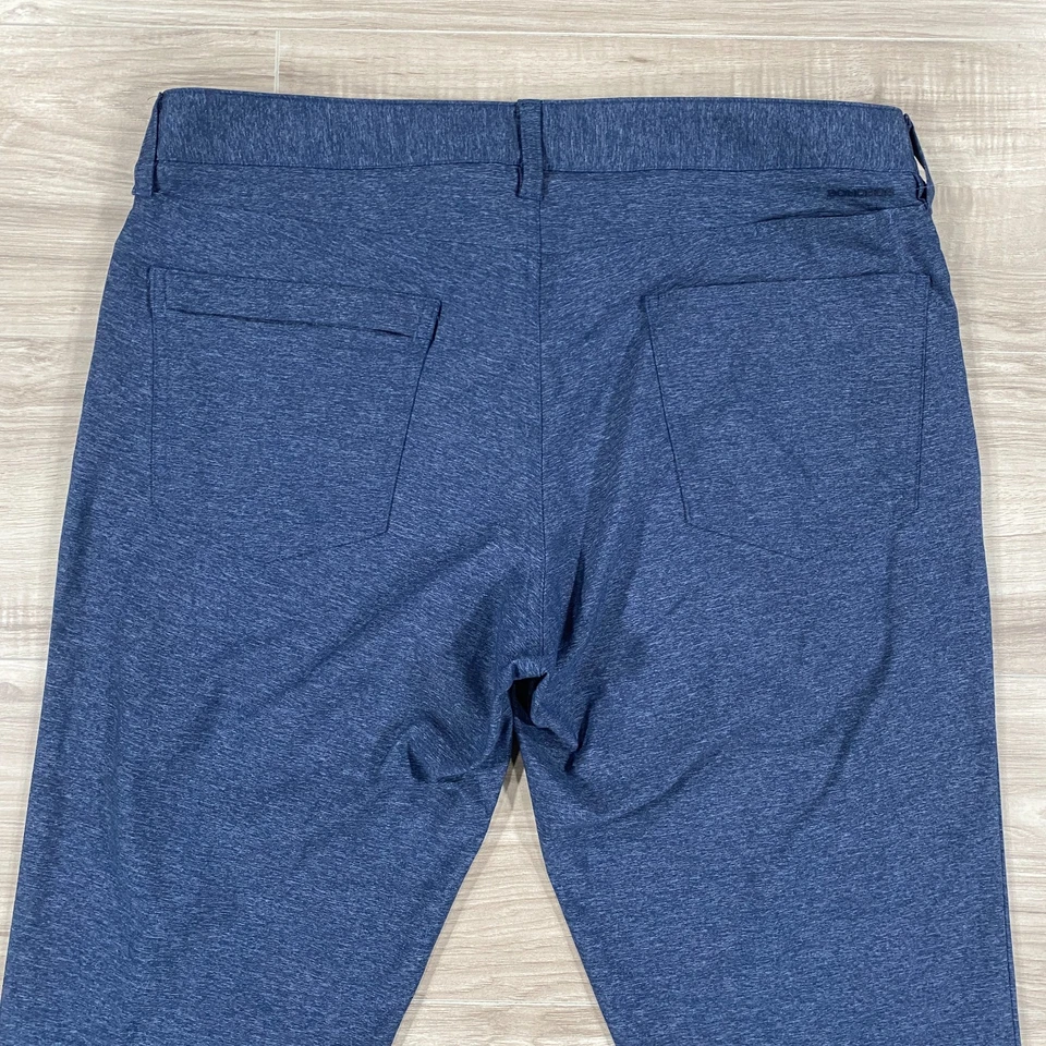 Bonobos Golf Pants Men 35x32 Blue Stretch Chino Performance Athletic Nylon Blend - Image 4 of 4