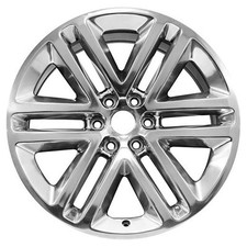 Wheel 22 6x135 Aluminum Bare Polished Fits 2015-2017 Ford Expedition Wheel 22 6x135 Aluminum Bare Polished Fits 2015-2017 Ford Expedition