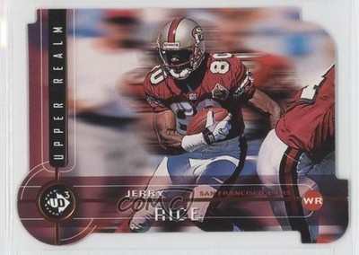 1998 Upper Deck UD3 Upper Realm Die-Cut 1469/2000 Jerry Rice #80 HOF 0l9