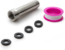 Shower Head Extension Arm 3 in, Brushed Nickel Shower Arm Extension Shower Head